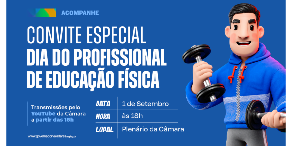 Câmara homenageia profissionais de Educação Física