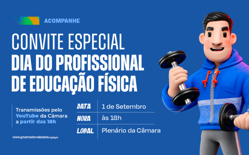 Câmara homenageia profissionais de Educação Física