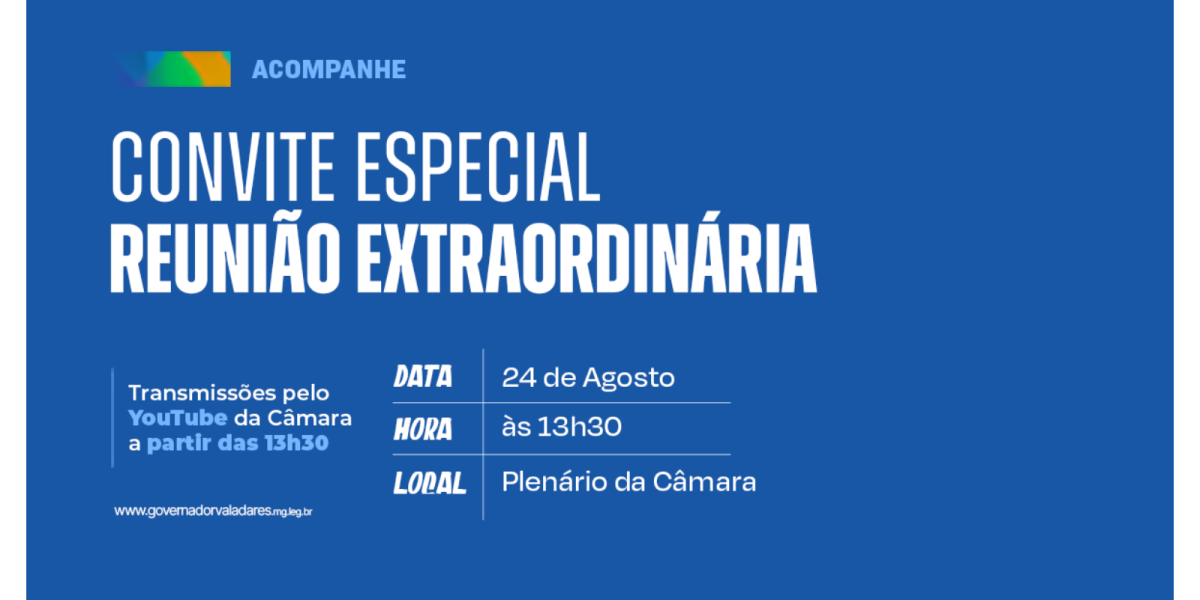 Extraordinária na Câmara de Valadares analisa proposta do Executivo nesta segunda (24)