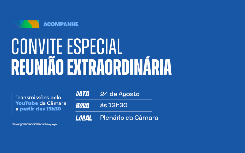 Extraordinária na Câmara de Valadares analisa proposta do Executivo nesta segunda (24)