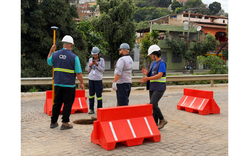 Águas de Valadares mapeia redes de esgoto para direcionar investimentos e obras em Valadares